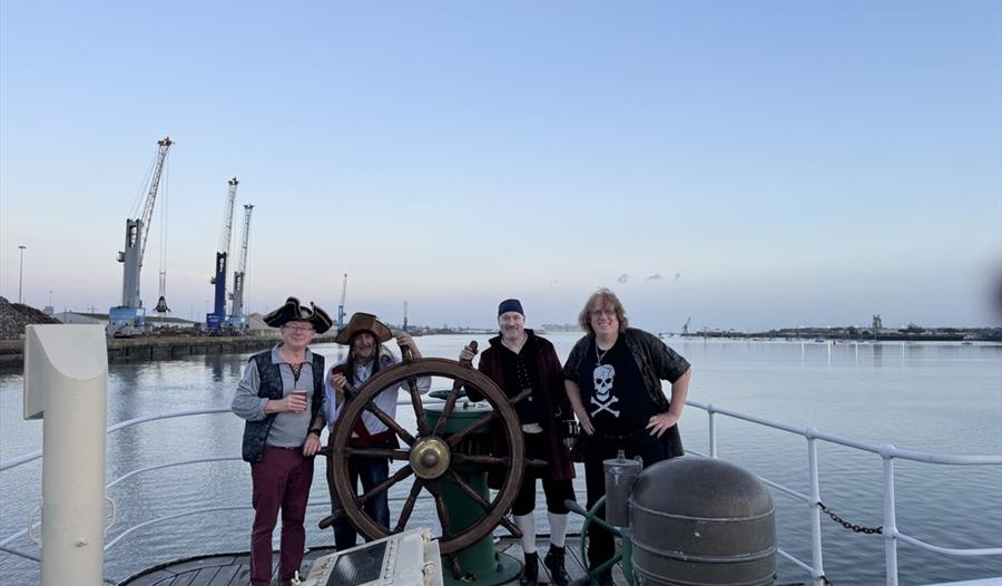 Steamship Shieldhall Steam to the Solent Cruise with Jim Splice and the Main Brace