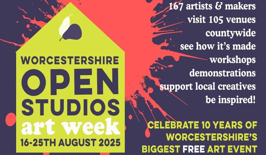 Worcestershire Open Studios Art Week 2025 | 16th-25th August | Countywide | Be Inspired | Free event