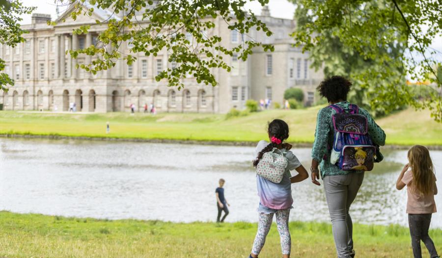 Family at Lyme Park