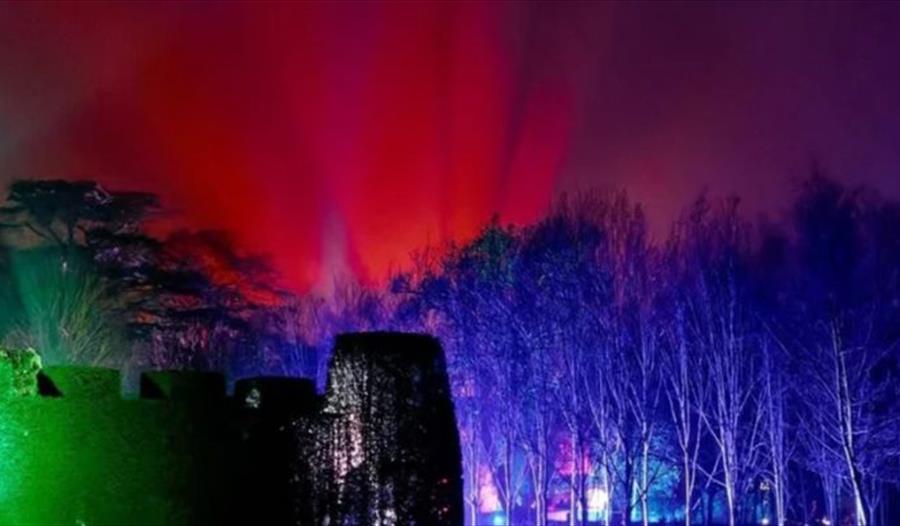 Kentwell's Enchanting Gardens Lit By Night