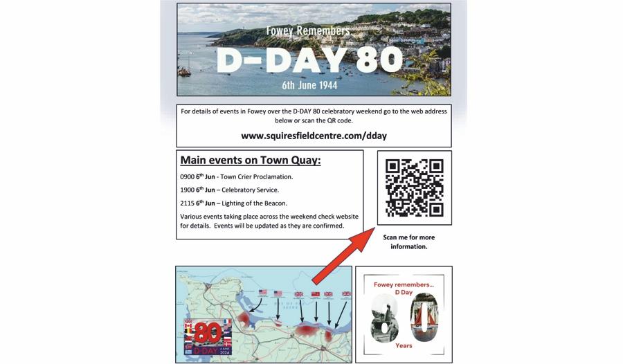 Fowey Remembers....... D Day 80