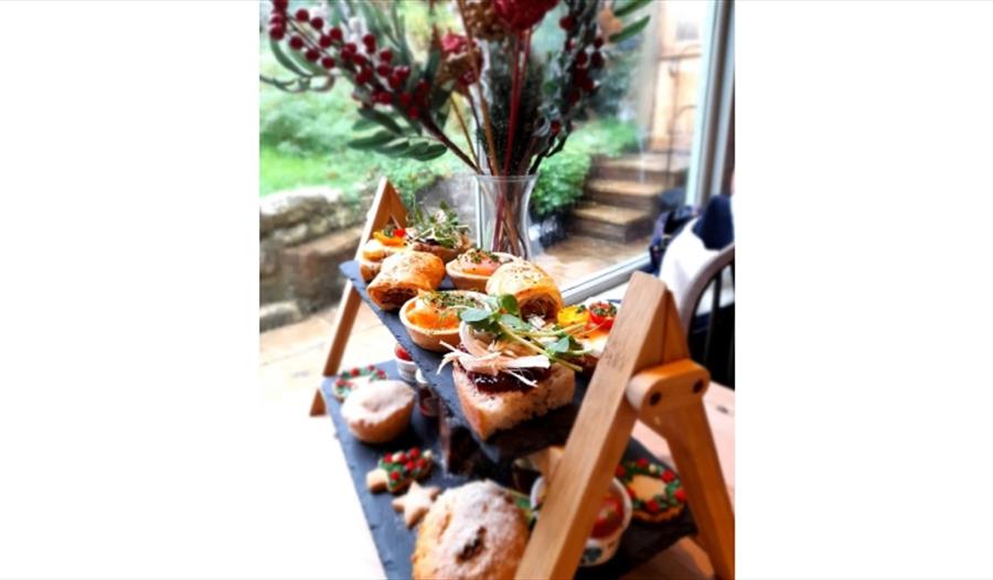 Isle of Wight, Things to do, Christmas Afternoon Tea, Garlic Farm, Newchurch