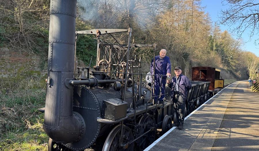 Locomotion No. 1 at the NYMR