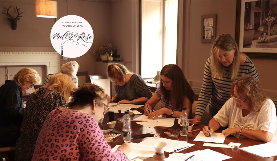 Spring Modern Calligraphy Workshop with Mellor & Rose