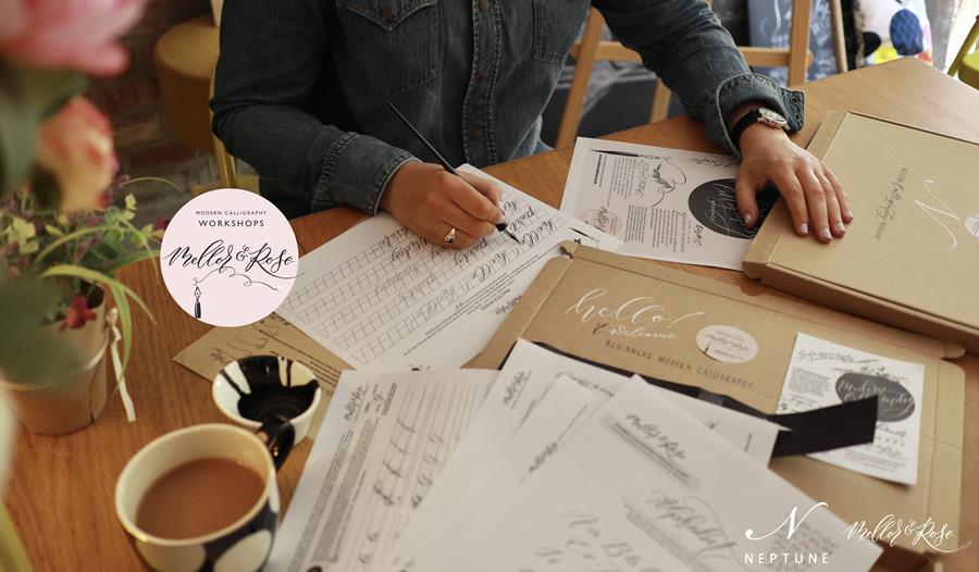 Christmas Calligraphy Workshop with Mellor & Rose