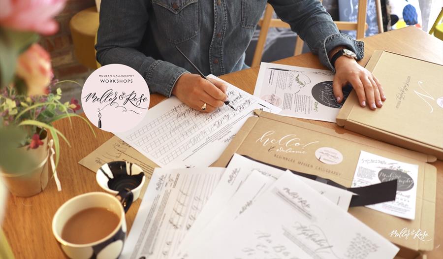 Modern Calligraphy Workshop with Mellor & Rose