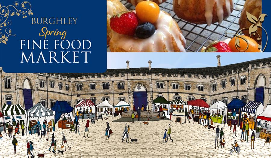 Burghley House spring fine food market