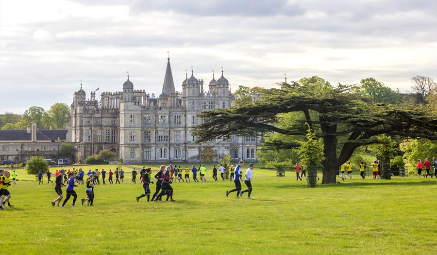 Burghley House rat race