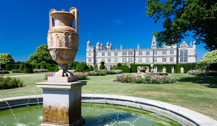 Burghley House gardens