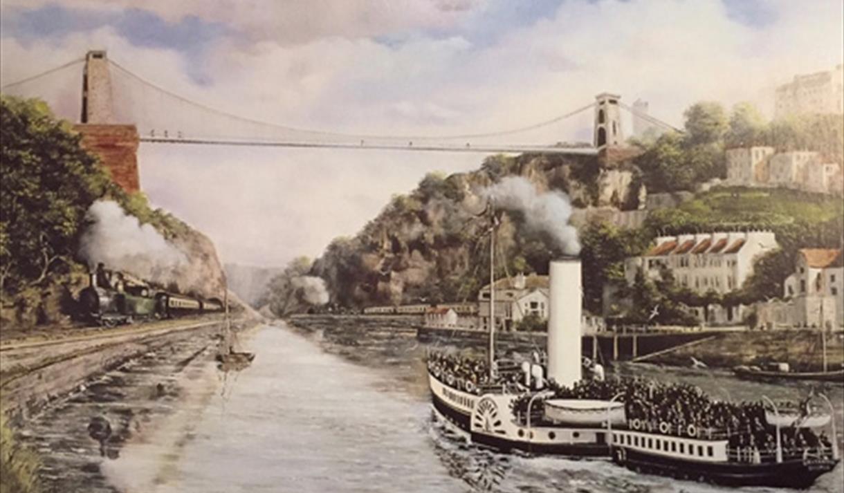 An illustrated talk, "Local Historical Scenes Through A Paint Brush"