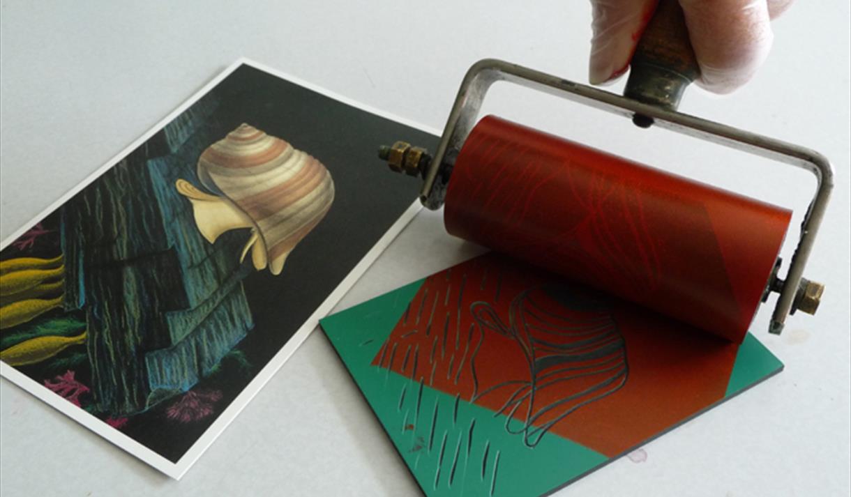 Linocut Print Workshop with Double Elephant