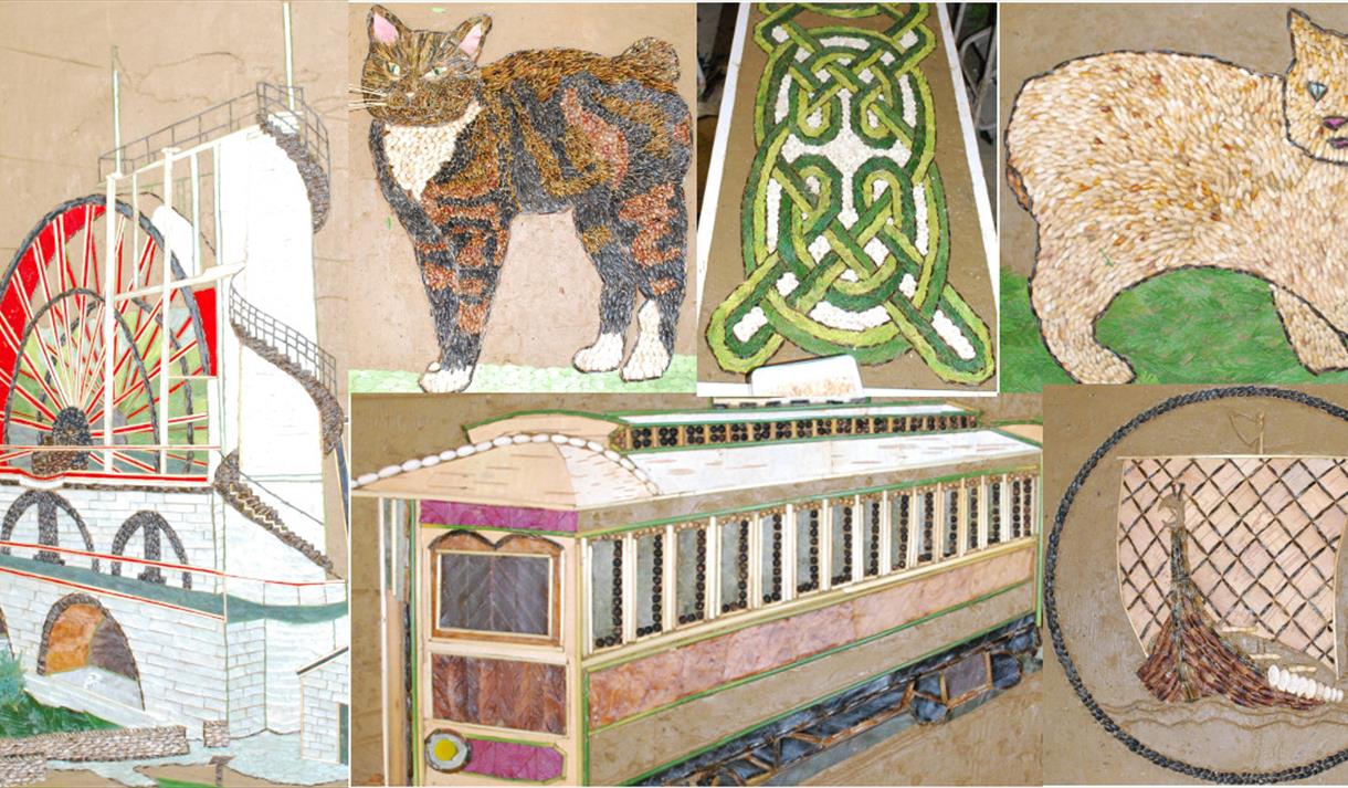 Photos from 2018 welldressing in the making