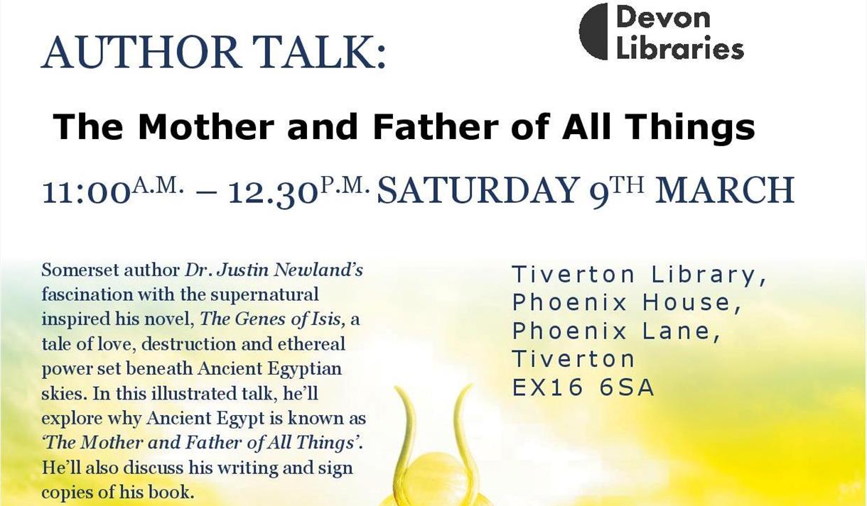 Author Talk: The Mother and Father of All Things