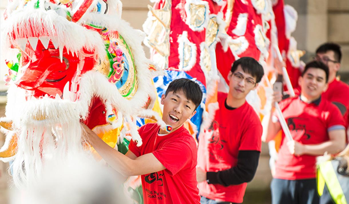 Chinese Dragon Dancing