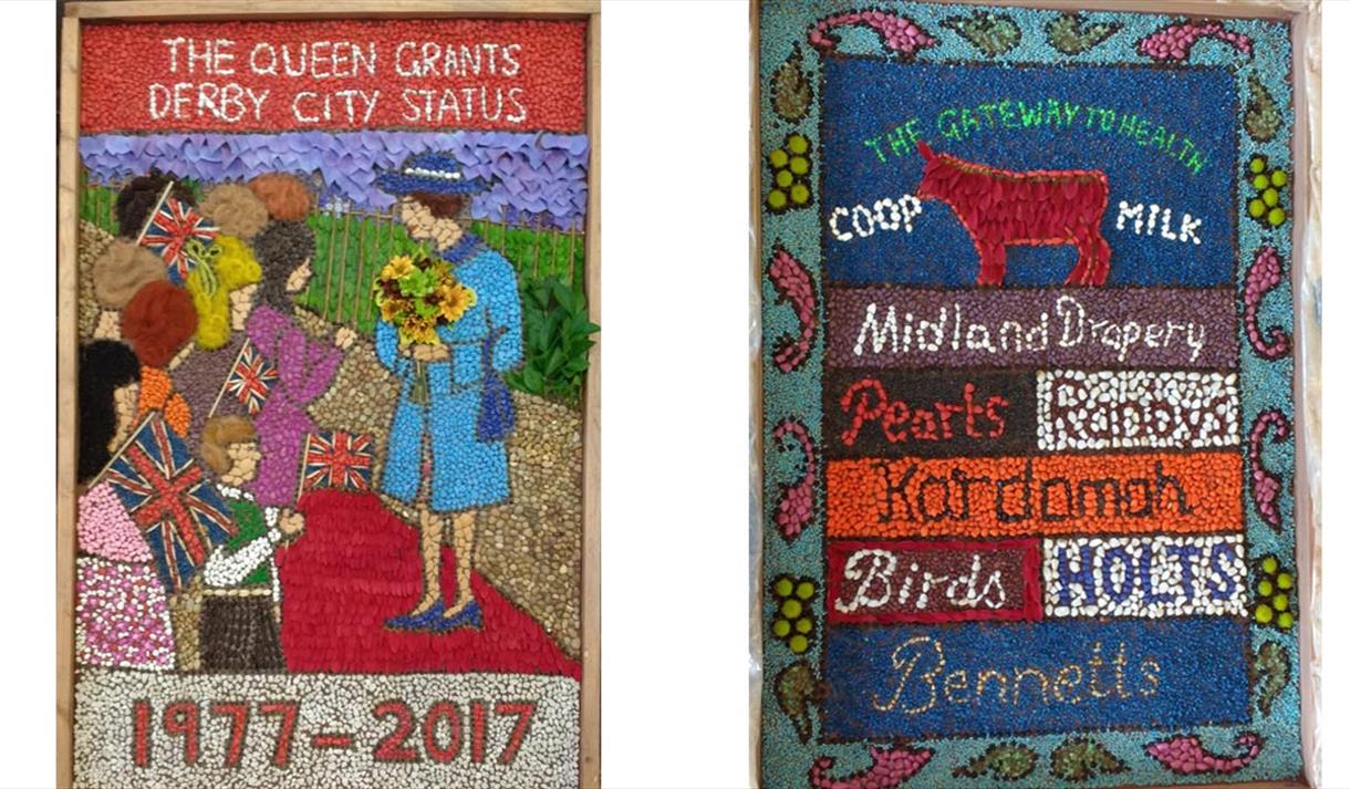 Derby City Well Dressing in the Making