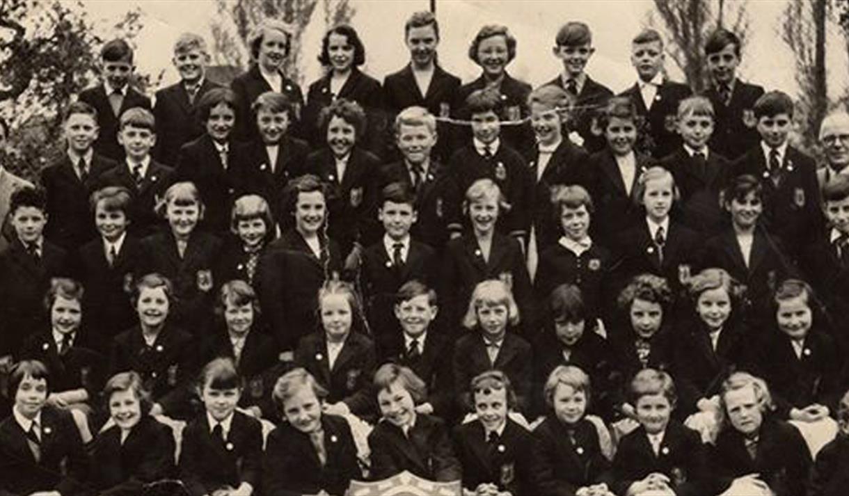 Pupils at Ashbourne Methodist School in 1961