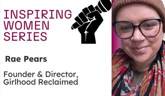Event Banner with image of Rae Pears and details of the event found in event description