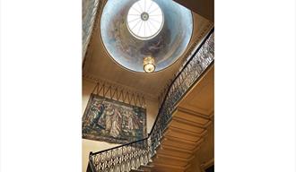 staircase at hovingham hall