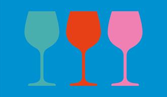 Graphics of wine glasses