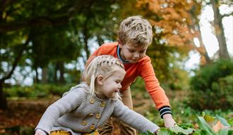 Image of kids in nature