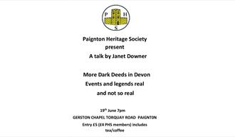 Paignton Heritage Society Talk
