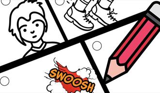 Drawing of a anime-style storyboard