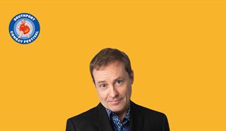 Image of Irish comedian and actor Ardal O Hanlon promoting his show at the Southport Comedy Festival in October