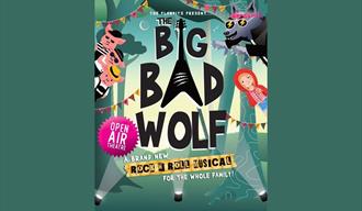 Poster of the big bad wolf and little red riding hood
