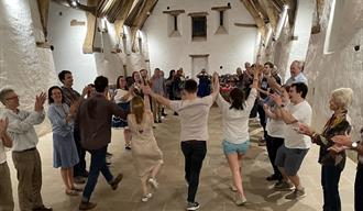 Traditional barn dancing