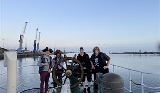 Steamship Shieldhall Steam to the Solent Cruise with Jim Splice and the Main Brace