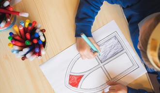 A child drawing