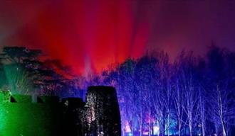 Kentwell's Enchanting Gardens Lit By Night