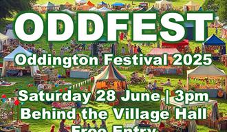 AI generated scene of a busy village fete