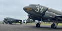 3 DC3s at North Weald Airfield for The Squadron D-Day80 Heroes Remembered event