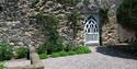 Walled Garden arched doorway Hemerdon House