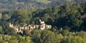 image of haddon hall amongst the woodlands