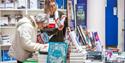 Ladies looking at books, Isle of Wight Literary Festival, Cowes, what's on, events