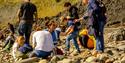A fossil hunt at Charmouth with Warden Ali