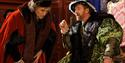 A clip of filming from WOLF HALL at FORDE ABBEY