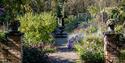 fountains in the garden