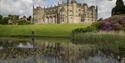 Arbury Hall view across lake