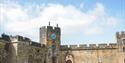 Alnwick Castle view from courtyard