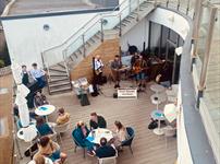 BBQ and Music on the Terrace.