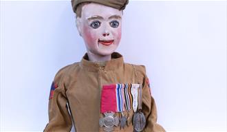Photograph showing a 'Rupert' paradummy, one part of the D-Day in 80 Objects