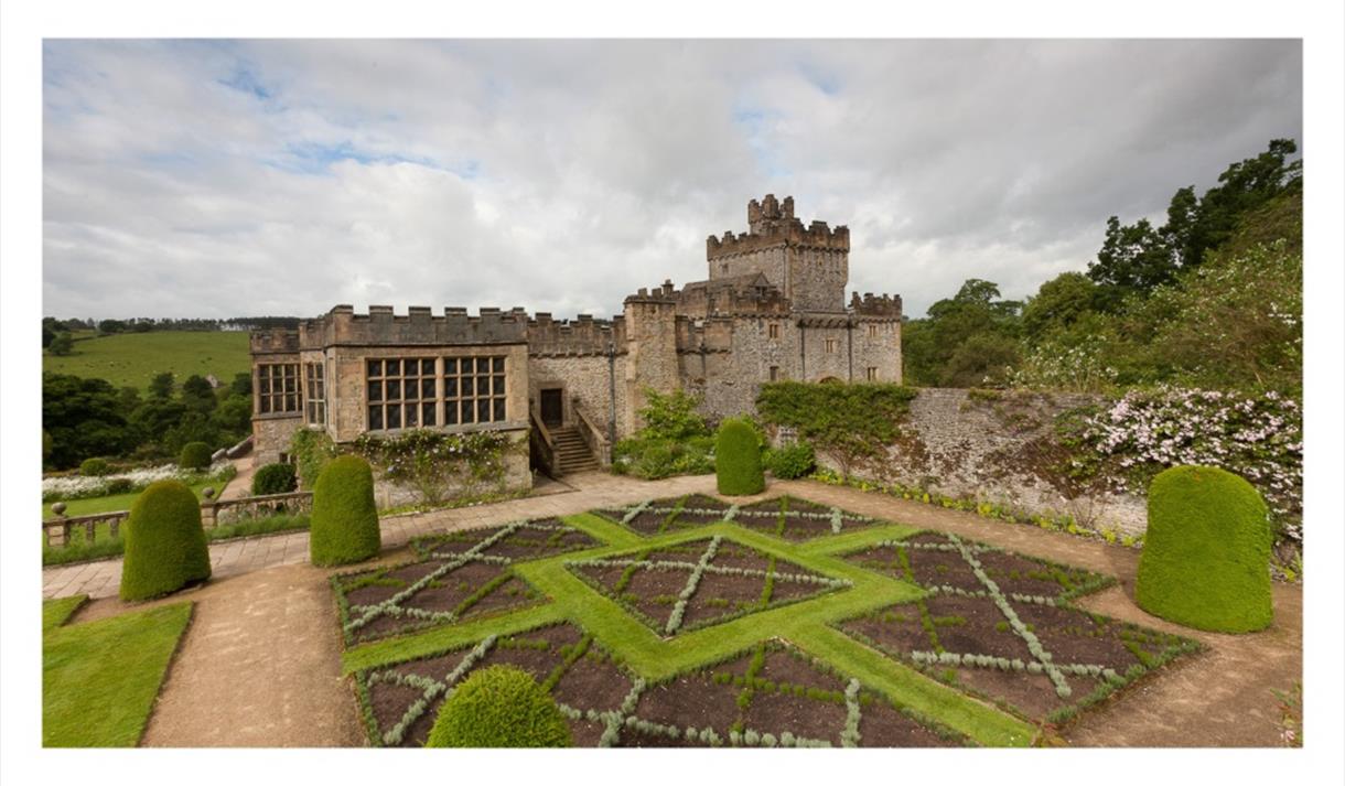 Flower beds ready for planting at Haddon Hall