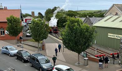 View of Port Erin Train Station