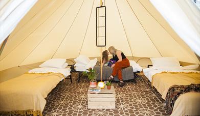 3 bed spacious bell tent