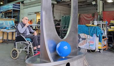 Bryan Kneale sculpture unveiling event with artist talks