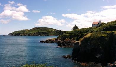 Coastal walks around the coves at Maughold