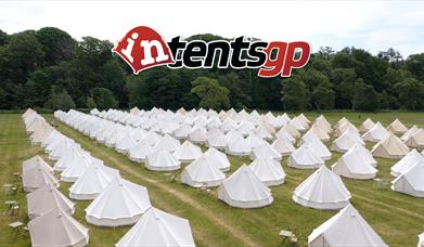 Drone image of the intentsGP campsite